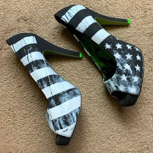 Abbey Dawn by Avril Lavigne American Flag heels